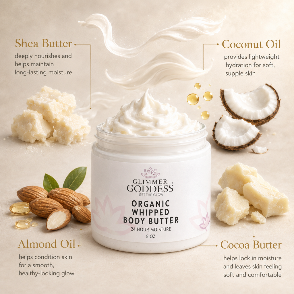 Organic Whipped Body Butter for Extremely Dry Skin